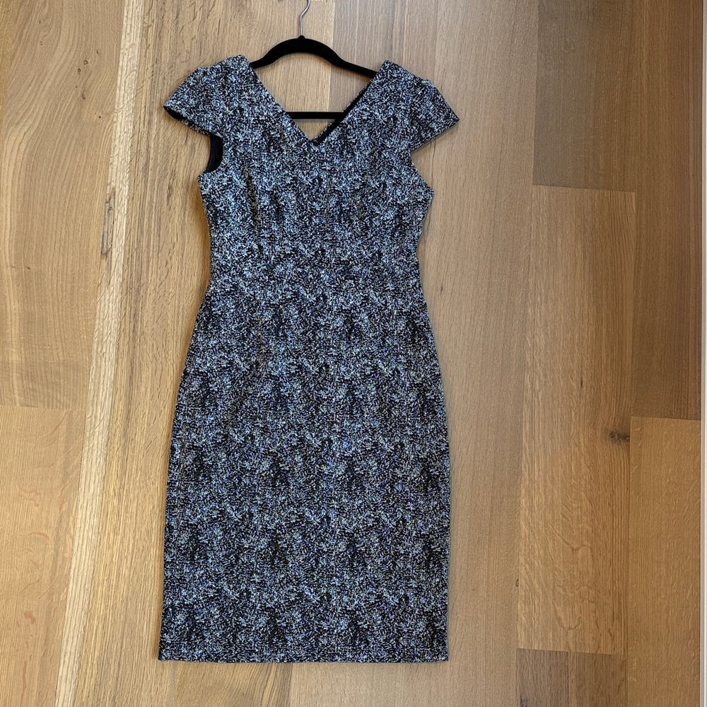 Elegant Black and Gray Betsy Johnson Women's Dress